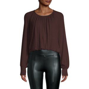 Vintage Havana Ribbed Crop Top